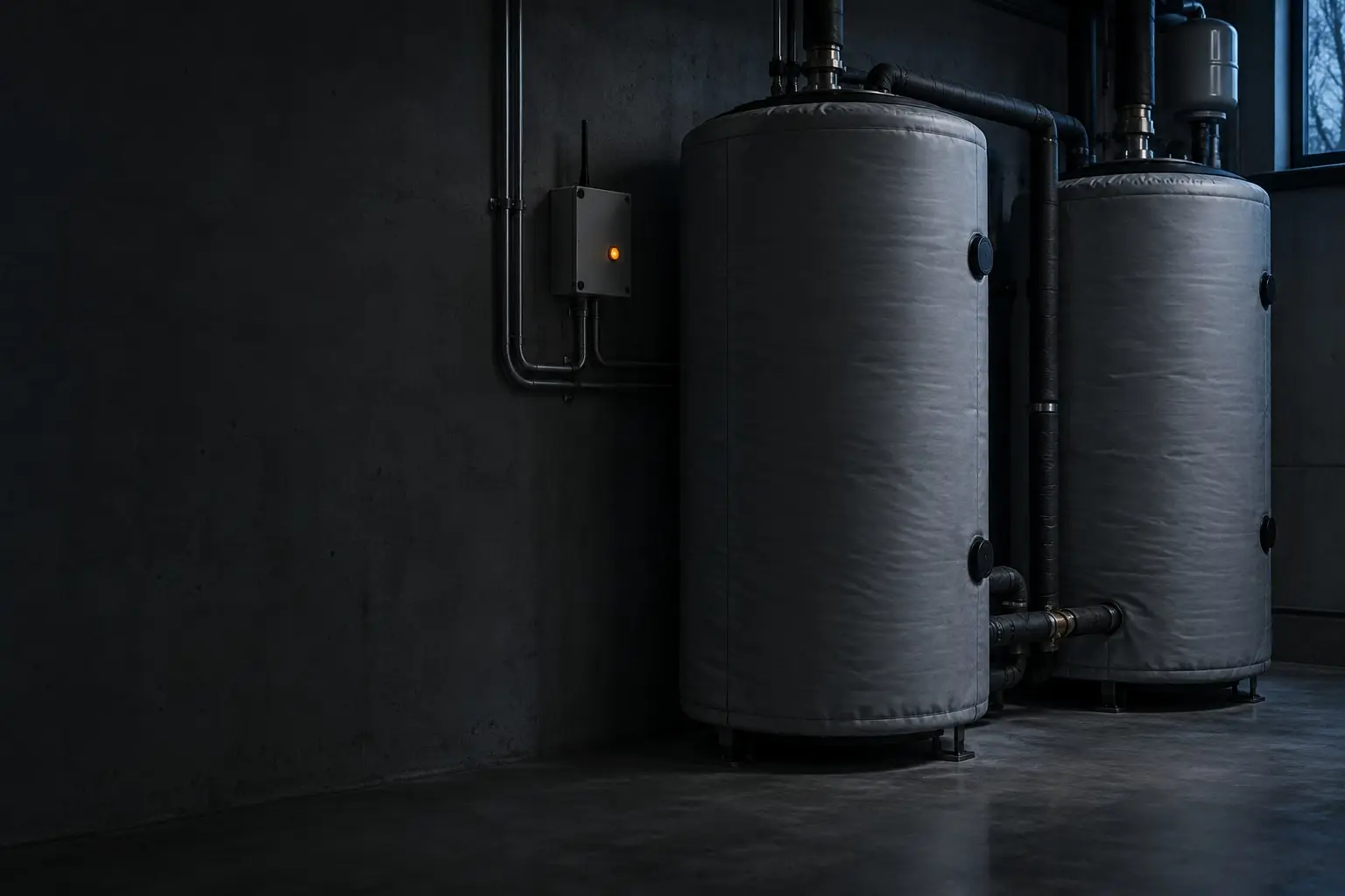 Energy storage units with a wall-mounted cellular controller